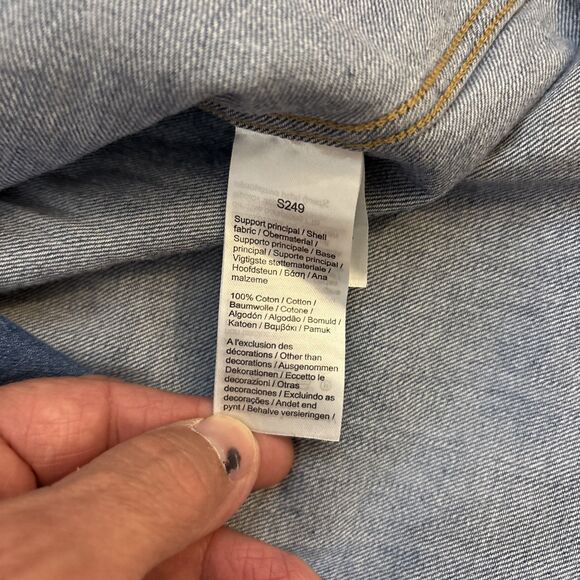 Classique Lacoste Denim Shirt Vintage Mens Size Large EUR 42 - Picture 9 of 9